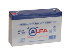 Аккумулятор LFA 6V 7.2Ah FB7.2-6 Alpha