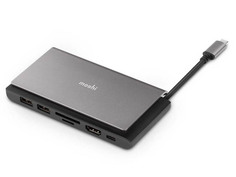 ХАБ USB Moshi Symbus Mini 7-in-1 USB-C PD/HDMI/2xUSB-A 3.1 Gen 1/Gigabit Ethernet/SD /microSD 99MO084275