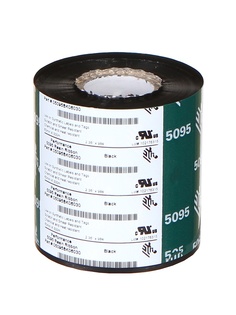 Термотрансферная лента Zebra Resin Ribbon 60mm x 300m 05095BK06030 Зебра