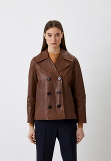 Куртка кожаная Weekend Max Mara PEPLO