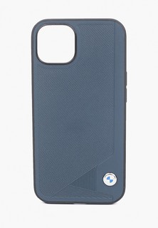 Чехол для iPhone BMW 13, Signature Genuine leather Seat Debossed Hard Navy