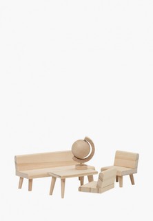 Набор игровой Lundby деревянная мебель для домика «Сделай сам» Гостиная