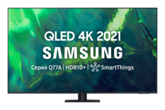 Телевизор Samsung QE55Q77A 55 дюймов серия 7 Smart TV 4К QLED