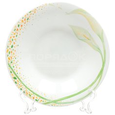 Тарелка суповая, стеклокерамика, 22.8 см, круглая, Феттис, Daniks, LFSP-85/180805/318294/NFSP90T