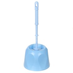 Ерш для туалета Мультипласт, МТ066 Стандарт, напольный, пластик, голубой
