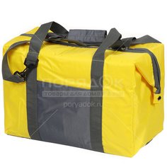 Термосумка 25 л, 42х23х28.5 см, полиэстер, желтая, CA210442.STD