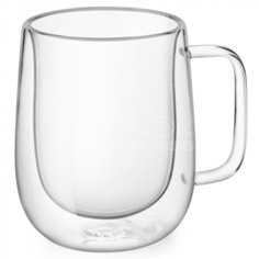 Кружка стекло, 300 мл, Dopio, двойные стенки, подарочная упаковка, Apollo, DOP-300, бесцветная