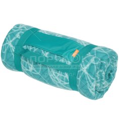 Коврик для пикника 150х135 см, флис, подложка, липучка, Green Days, GF3021-4.STD, голубой