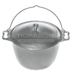 Котелок походный алюминий литой, 10 л, с крышкой, Kukmara, КП100