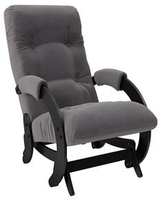 Кресло-качалка глайдер Модель 68, Венге, ткань Verona Antrazite Grey Leset