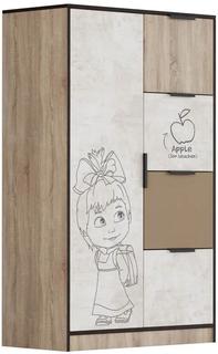Комод высокий Маша и Медведь Loft Smart