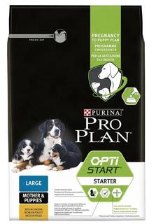 Сухой корм Pro Plan для щенков крупных пород, курица, 3кг