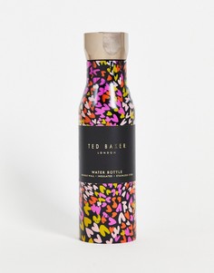 Черная бутылка для воды с принтом сердечек Ted Baker Botila, 425 мл-Розовый цвет