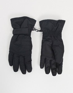 Черные лыжные перчатки Protest Fingest-Черный