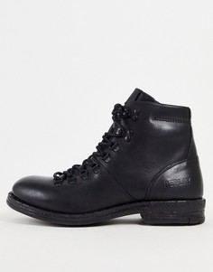 Кожаные ботинки Replay Authentic-Черный