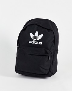 Черный рюкзак с логотипом-трилистником Adidas Originals adicolor-Черный цвет