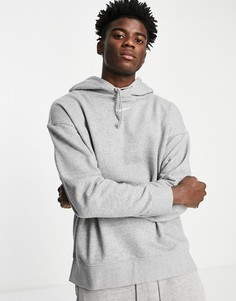 Oversized-худи из флиса серого цвета Nike Unisex Trend-Серый