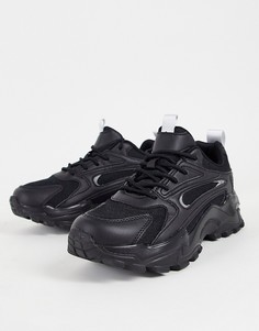 Черные кроссовки на толстой подошве Topshop Casey-Черный цвет