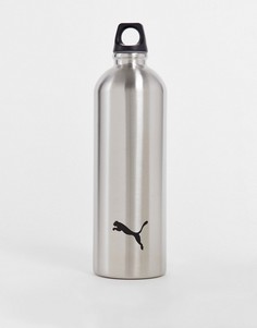 Серебристая бутылка для воды из нержавеющей стали Puma Training-Серебряный