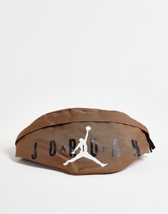 Коричневая сумка через плечо Nike Jordan Air-Коричневый цвет