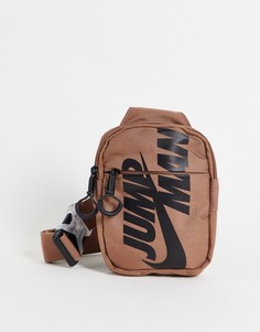 Коричневая набедренная сумка Nike Jordan Jumpman-Коричневый цвет