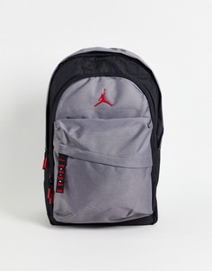 Серый рюкзак с красным декором Nike Jordan Iar Patrol-Черный цвет