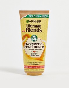 Несмываемый кондиционер для укрепления волос с медом для поврежденных волос Garnier Ultimate Blends Honey Treasures, 200 мл-Бесцветный