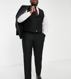 Свадебные брюки узкого кроя в стиле смокинга French Connection Plus-Черный