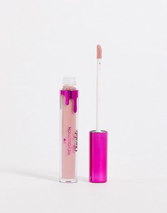 Блеск для губ с ароматом шоколада I Heart Revolution (Chocolate Chip Cookie Dough)-Розовый цвет