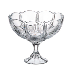 Конфетница на ножке orion 22 см (crystalite bohemia) прозрачный 22x19x22 см.