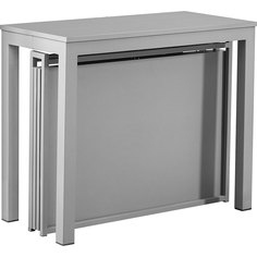 Стол раздвижной alba , серый (bradexhome) серый 52x81x90 см.