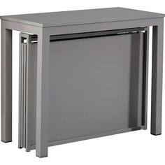 Стол раздвижной alba , латте (bradexhome) серый 52x81x90 см.