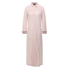 Платье изо льна и хлопка Giorgio Armani