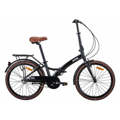 Велосипед BEARBIKE Copenhagen (2021), городской (взрослый), колеса 24", черный, 14.3кг [1bkb1c343003]