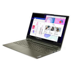 Ноутбук-трансформер Lenovo Yoga 7 15ITL5, 15.6", IPS, Intel Core i5 1135G7, Intel Evo 2.4ГГц, 8ГБ, 512ГБ SSD, Intel Iris Xe graphics , Windows 11 Home, 82BJ0095RU, темно-зеленый
