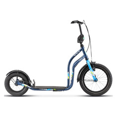 Самокат STELS Trail-5 V010, внедорожный, 2-колесный, синий/голубой [lu074648]