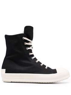 Rick Owens высокие кеды на шнуровке