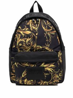 Versace Jeans Couture рюкзак на молнии с принтом Baroque