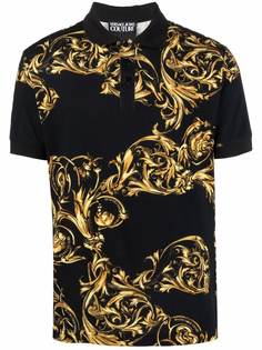 Versace Jeans Couture рубашка поло с принтом Regalia Baroque