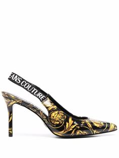Versace Jeans Couture туфли с ремешком на пятке и принтом Regalia Baroque