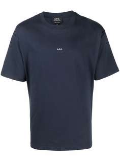 A.P.C. футболка с логотипом