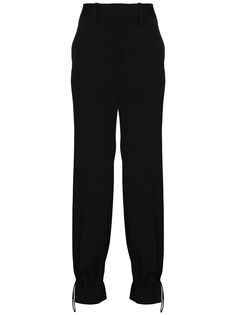 JW Anderson drawstring-ankle high-waisted trousers