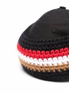 Burberry knitted-headband baseball cap