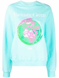 MSGM толстовка Fantastic Green