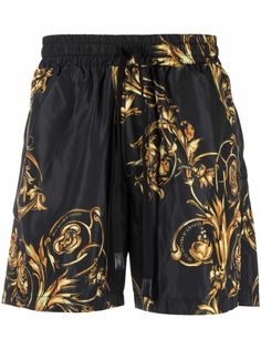 Versace Jeans Couture baroque-print track shorts
