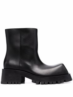 Balenciaga ботинки Trooper с квадратным носком