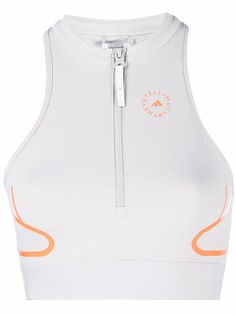 adidas by Stella McCartney спортивный бюстгальтер на молнии