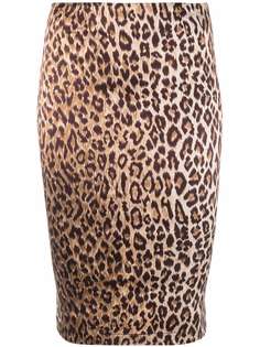 Dolce & Gabbana Pre-Owned юбка-карандаш с леопардовым принтом 1990-х годов