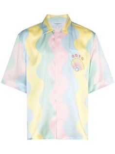 Casablanca рубашка с короткими рукавами и принтом