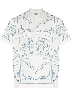 BODE рубашка Beaded Scene с короткими рукавами